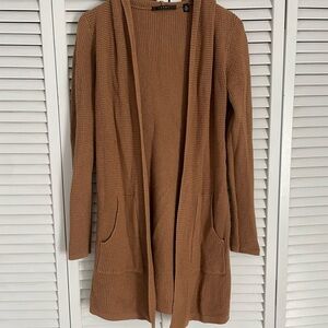 Cyrus Tan Open-Front Cardigan